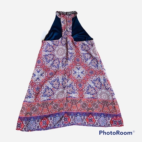 Xtraordinary Embellished Choker Neck Shift Dress size M - Picture 5 of 6